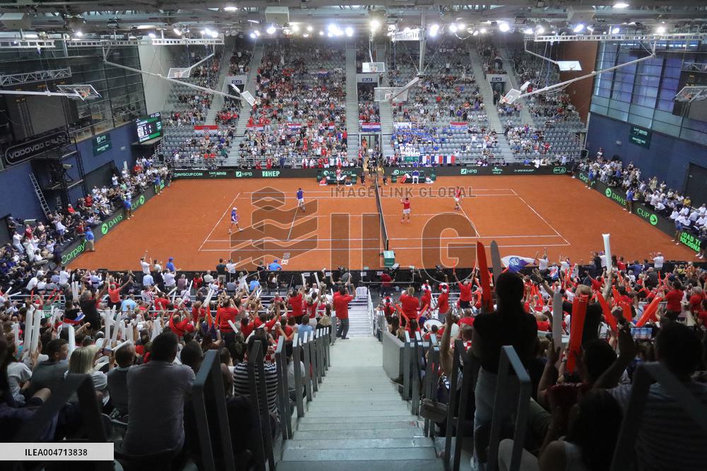 Croatia v France - 2025 Davis Cup Qualifiers Second Round: Day 2