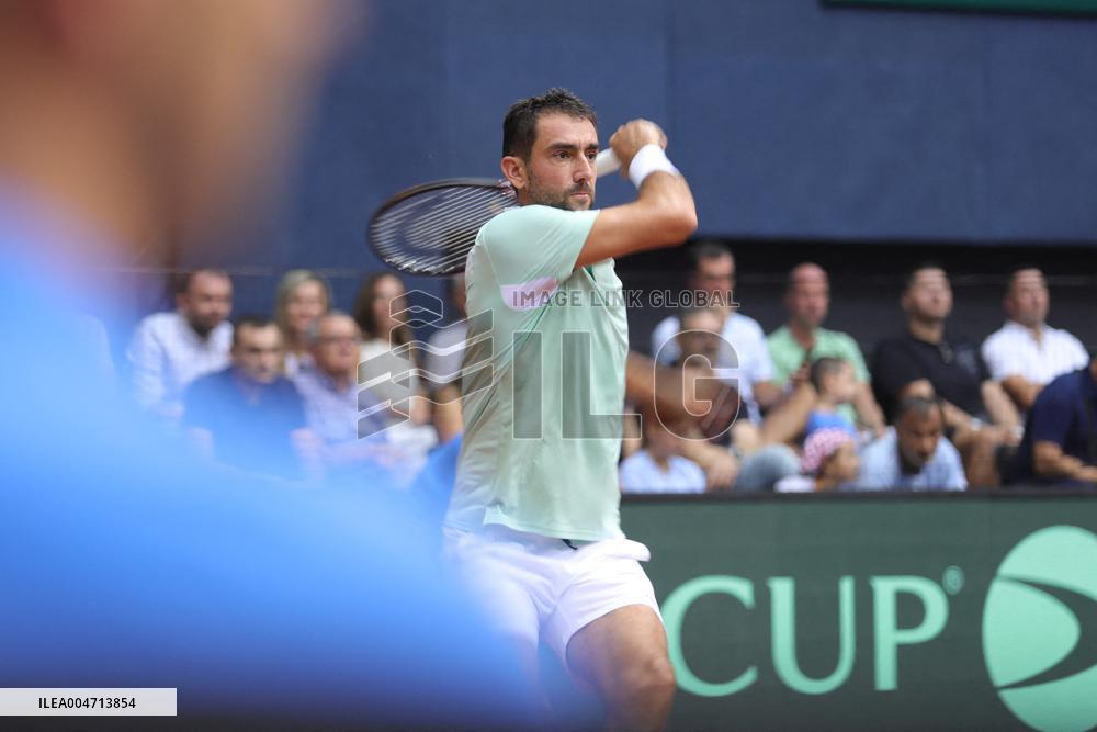 Croatia v France - 2025 Davis Cup Qualifiers Second Round: Day 2