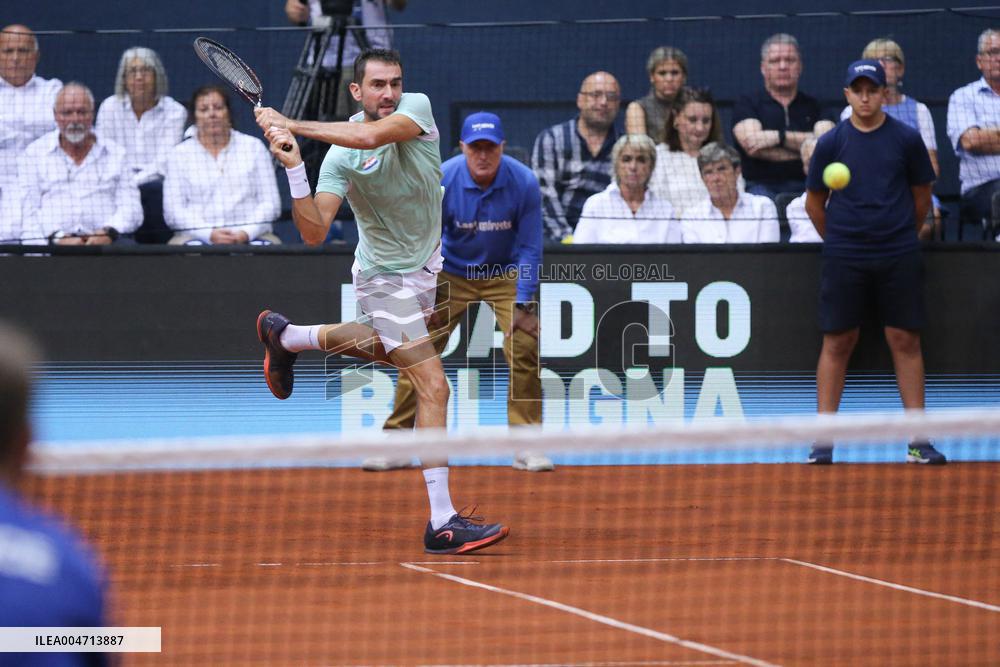 Croatia v France - 2025 Davis Cup Qualifiers Second Round: Day 2