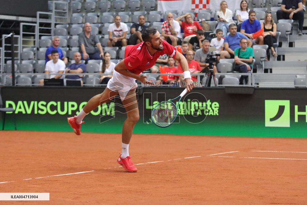 Croatia v France - 2025 Davis Cup Qualifiers Second Round: Day 2