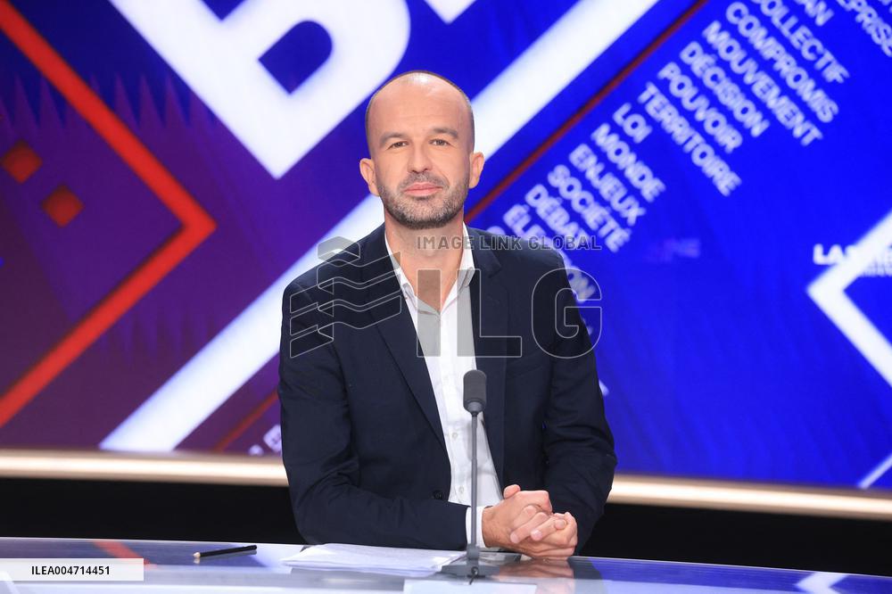 Manuel Bompard on BFMTV - Paris
