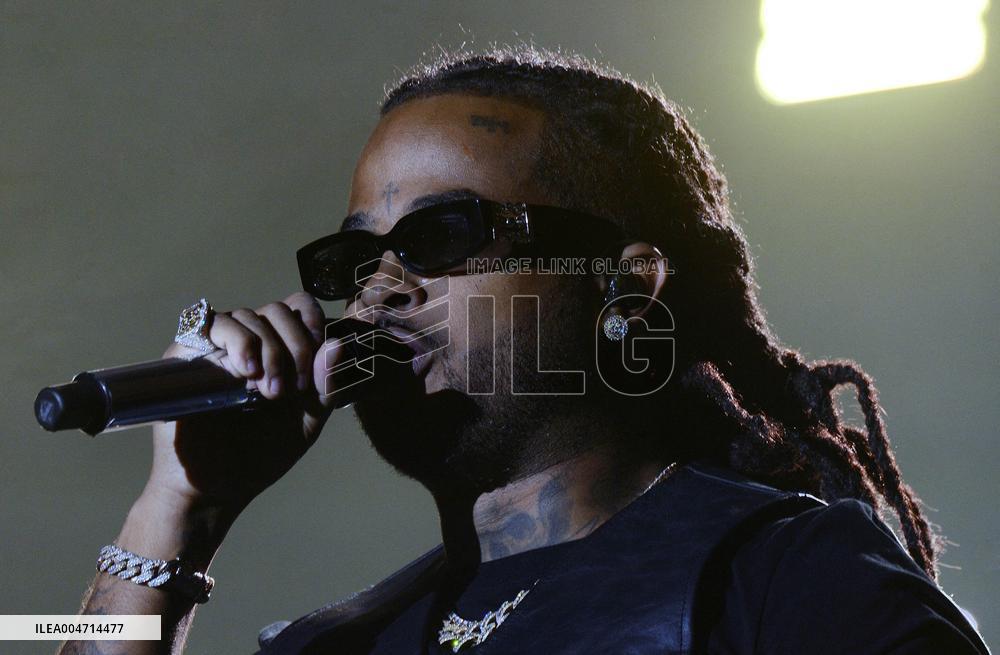 Kalash on stage at the Fete De L‘Humanite 2025 - Bretigny sur Orge