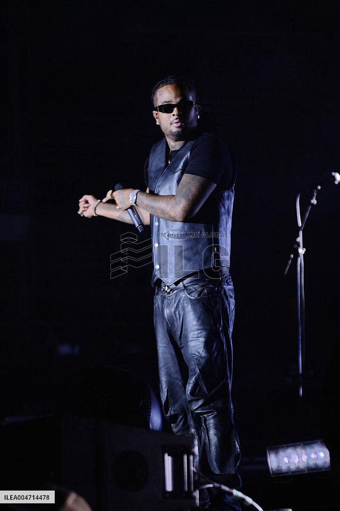 Kalash on stage at the Fete De L‘Humanite 2025 - Bretigny sur Orge