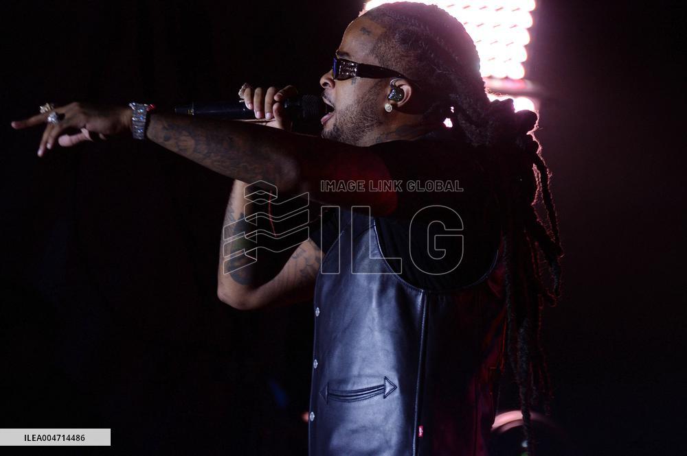 Kalash on stage at the Fete De L‘Humanite 2025 - Bretigny sur Orge