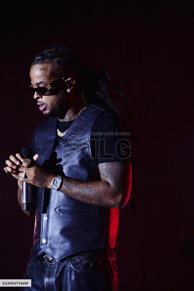 Kalash on stage at the Fete De L‘Humanite 2025 - Bretigny sur Orge