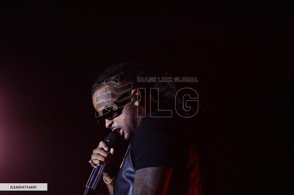 Kalash on stage at the Fete De L‘Humanite 2025 - Bretigny sur Orge