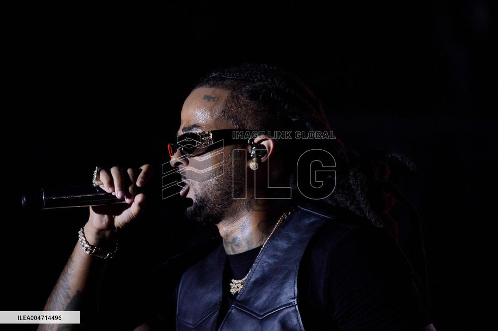 Kalash on stage at the Fete De L‘Humanite 2025 - Bretigny sur Orge