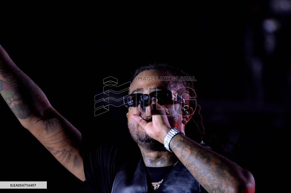 Kalash on stage at the Fete De L‘Humanite 2025 - Bretigny sur Orge