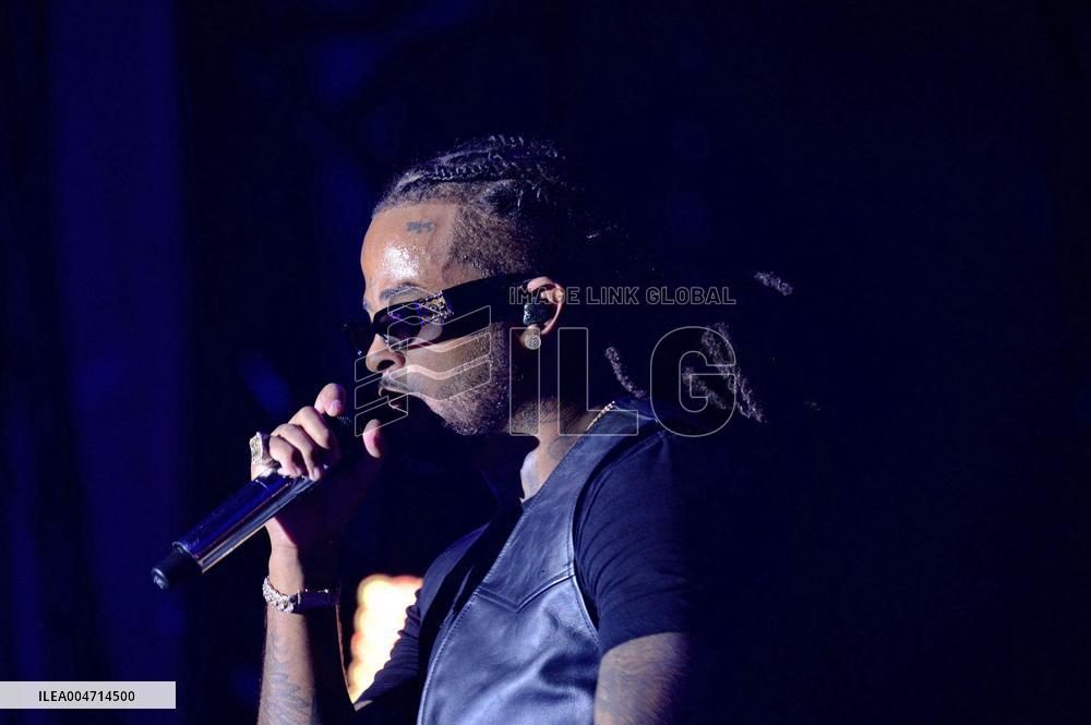 Kalash on stage at the Fete De L‘Humanite 2025 - Bretigny sur Orge