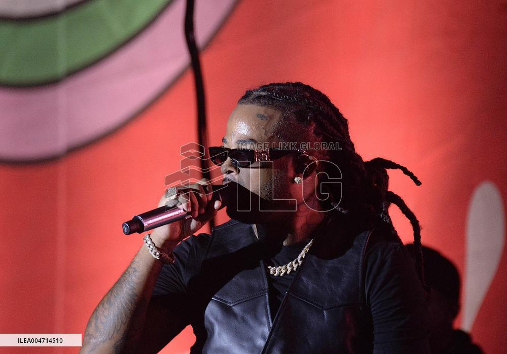 Kalash on stage at the Fete De L‘Humanite 2025 - Bretigny sur Orge