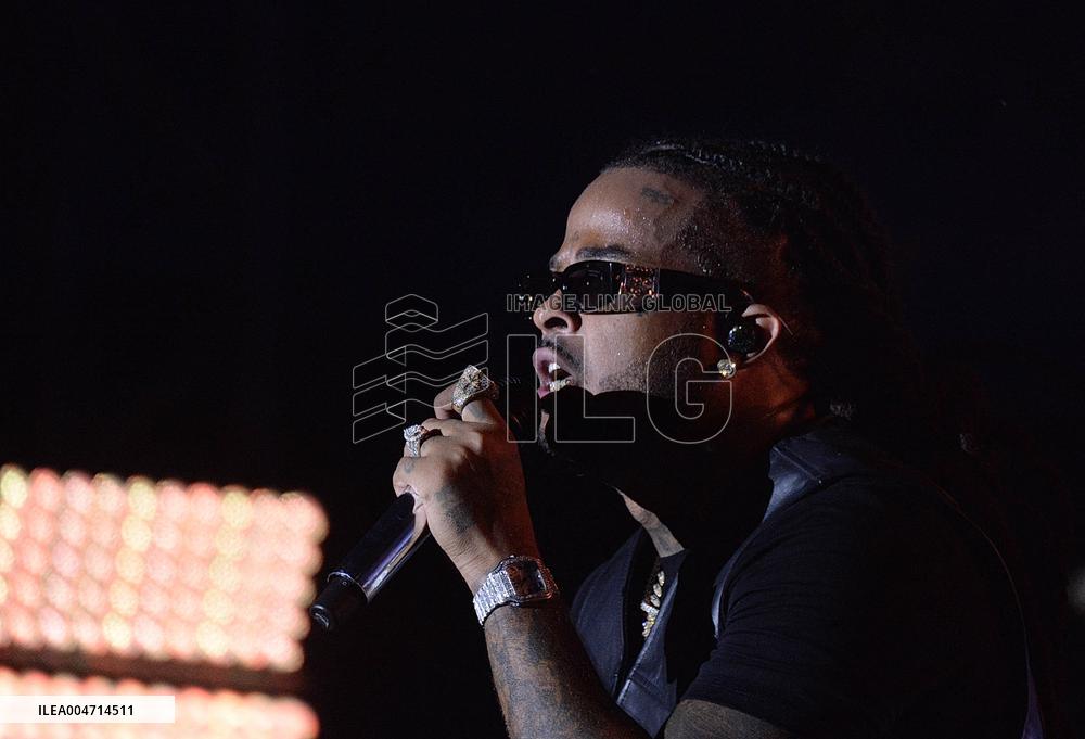 Kalash on stage at the Fete De L‘Humanite 2025 - Bretigny sur Orge