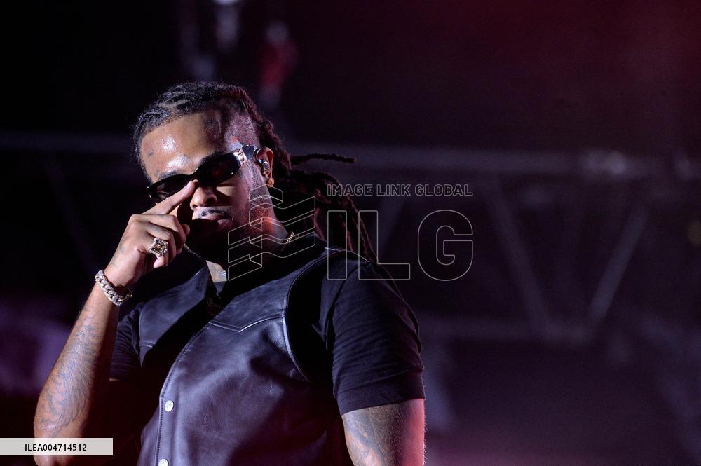 Kalash on stage at the Fete De L‘Humanite 2025 - Bretigny sur Orge