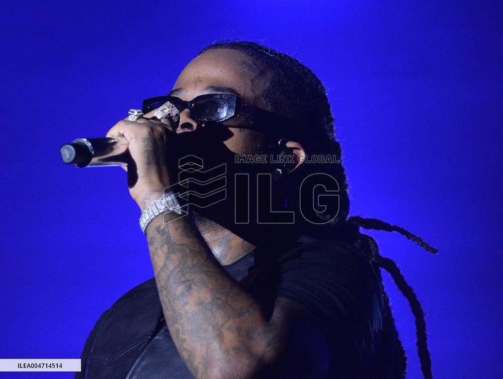 Kalash on stage at the Fete De L‘Humanite 2025 - Bretigny sur Orge