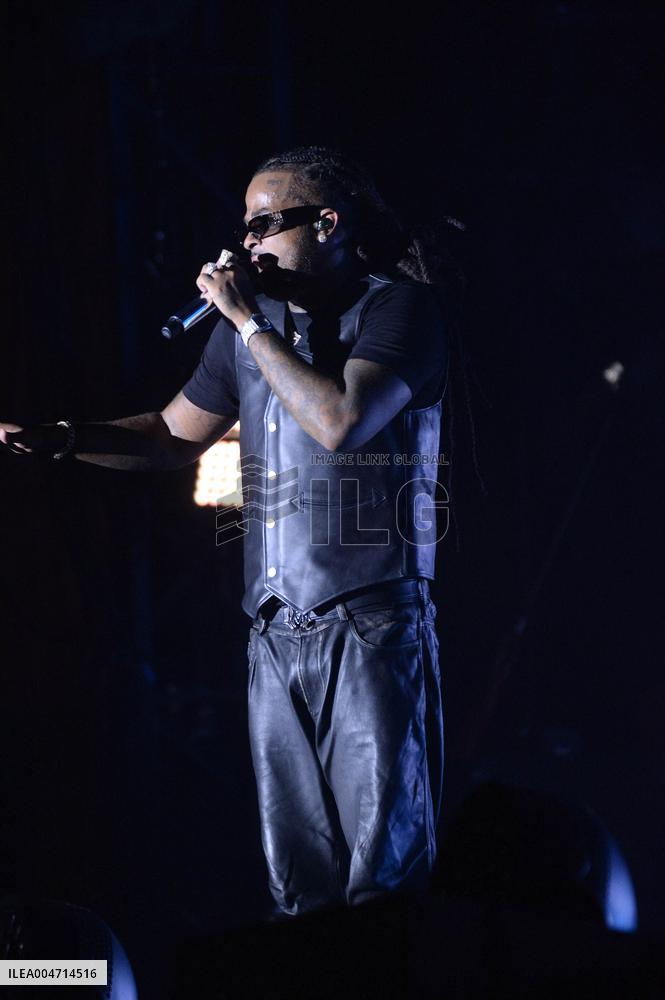 Kalash on stage at the Fete De L‘Humanite 2025 - Bretigny sur Orge