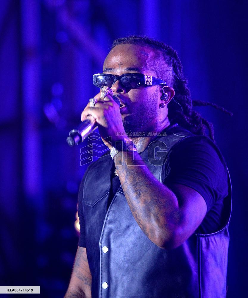 Kalash on stage at the Fete De L‘Humanite 2025 - Bretigny sur Orge