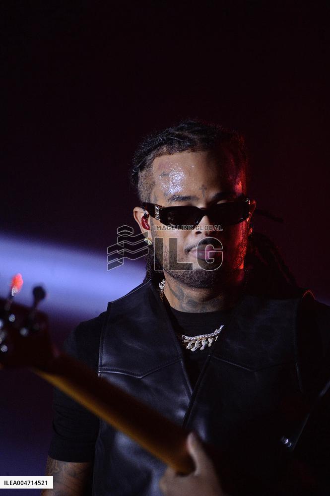 Kalash on stage at the Fete De L‘Humanite 2025 - Bretigny sur Orge