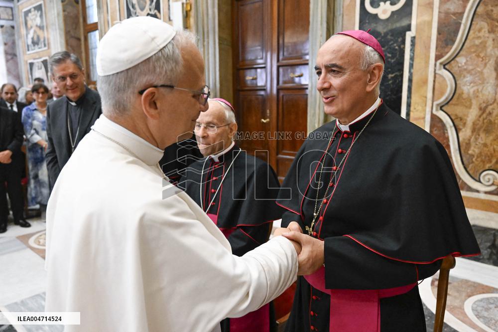 Pope Leo XVI Receives In Private Audience - Vatican