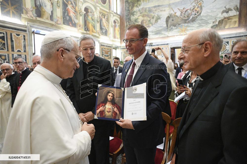 Pope Leo XVI Receives In Private Audience - Vatican