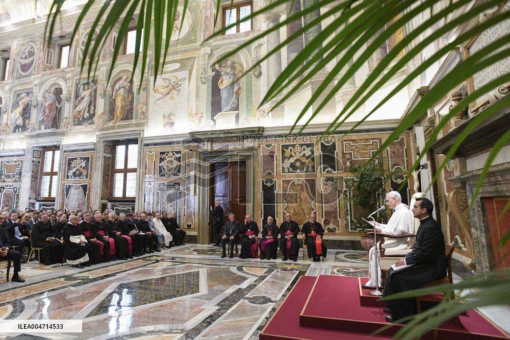 Pope Leo XVI Receives In Private Audience - Vatican