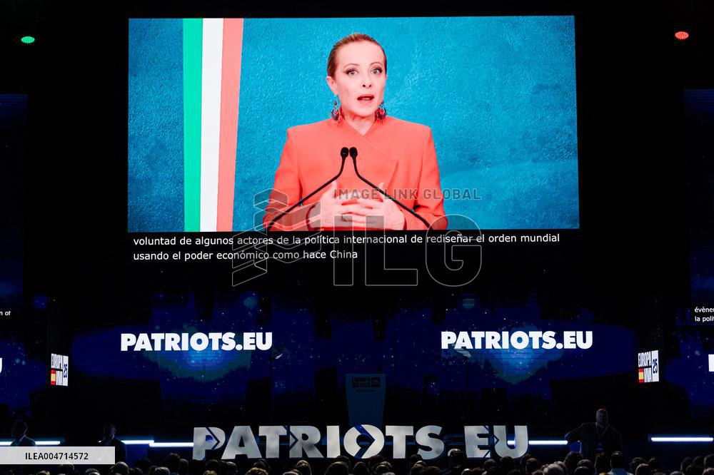 VOX Celebrates Europe Viva 2025 - Madrid