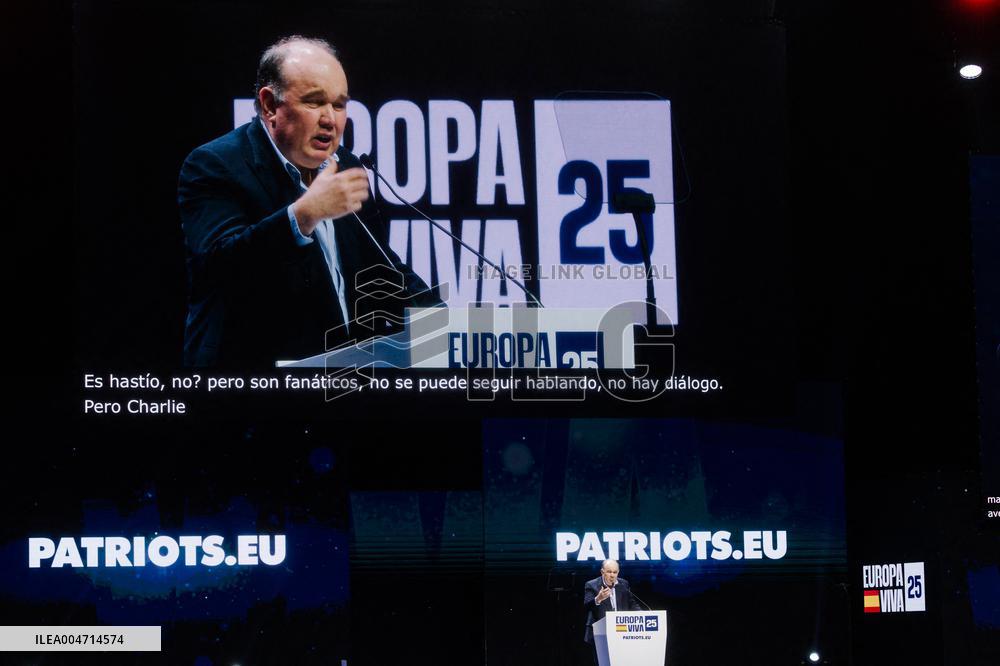 VOX Celebrates Europe Viva 2025 - Madrid