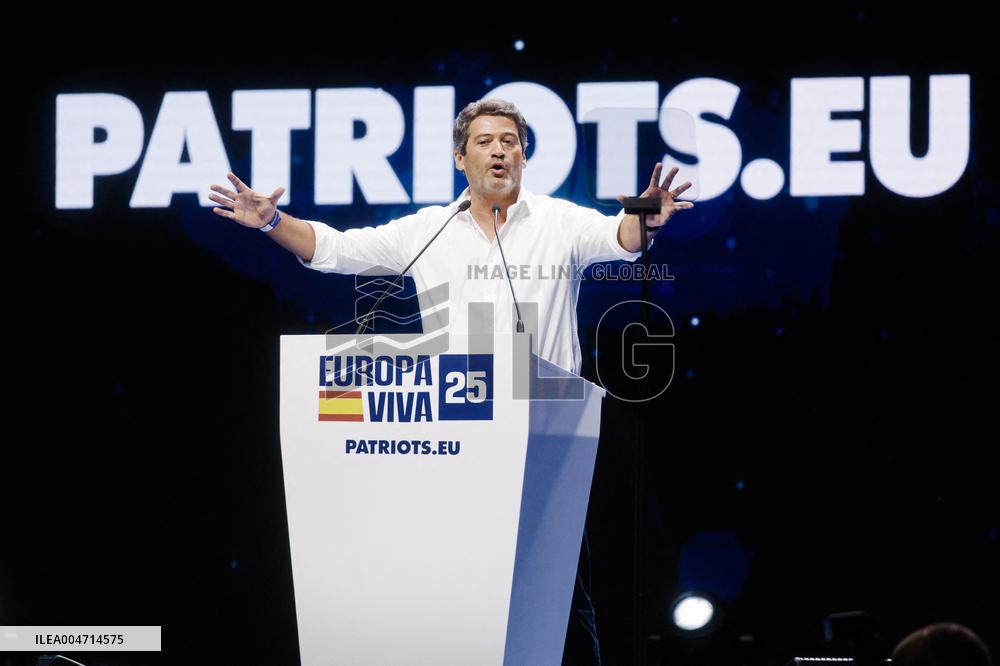 VOX Celebrates Europe Viva 2025 - Madrid