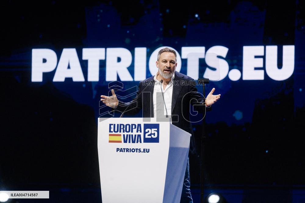 VOX Celebrates Europe Viva 2025 - Madrid