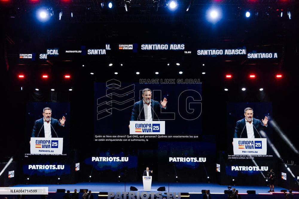 VOX Celebrates Europe Viva 2025 - Madrid