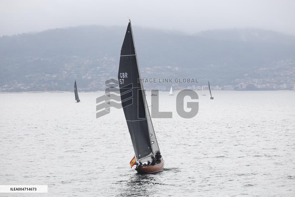 Don Juan Carlos Goes Sailing in Sanxenxo - Spain