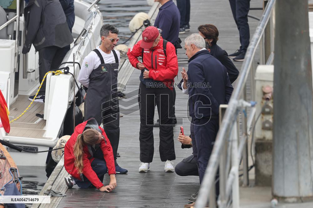 Don Juan Carlos Goes Sailing in Sanxenxo - Spain