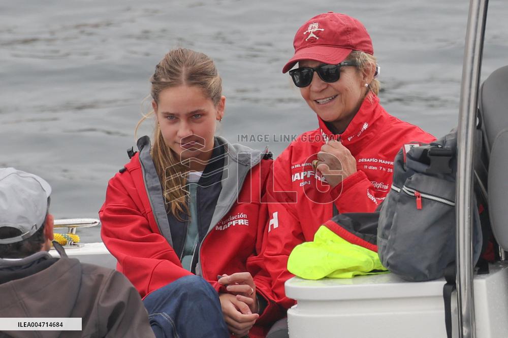 Don Juan Carlos Goes Sailing in Sanxenxo - Spain