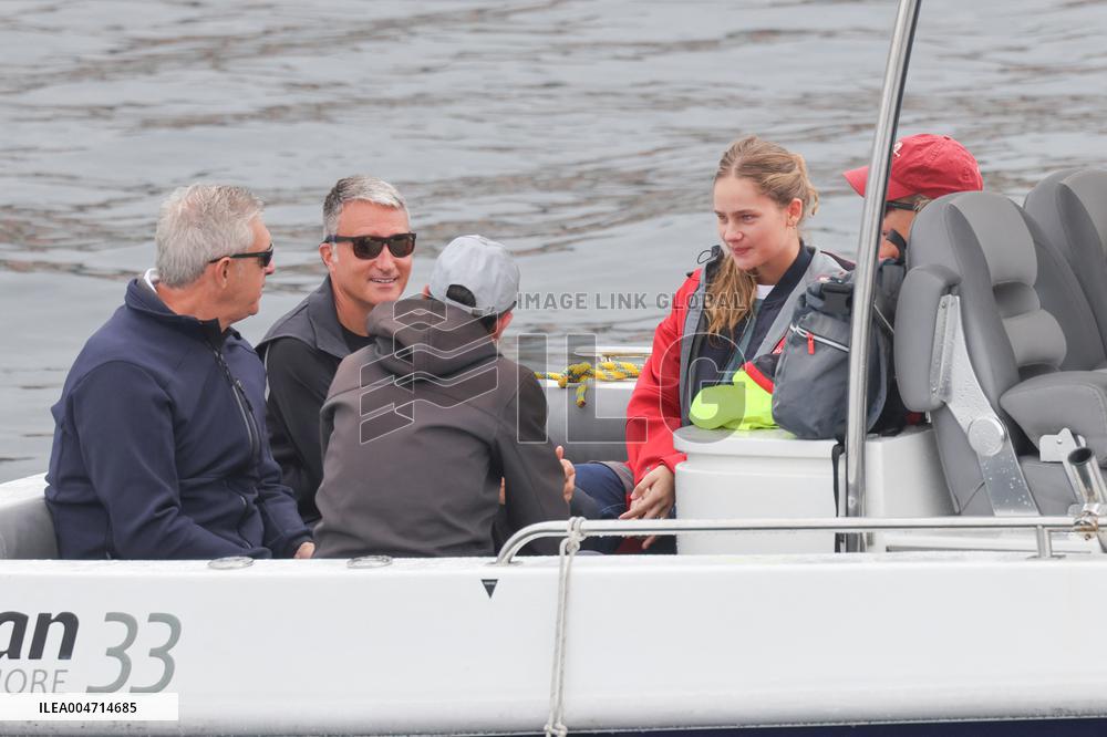 Don Juan Carlos Goes Sailing in Sanxenxo - Spain