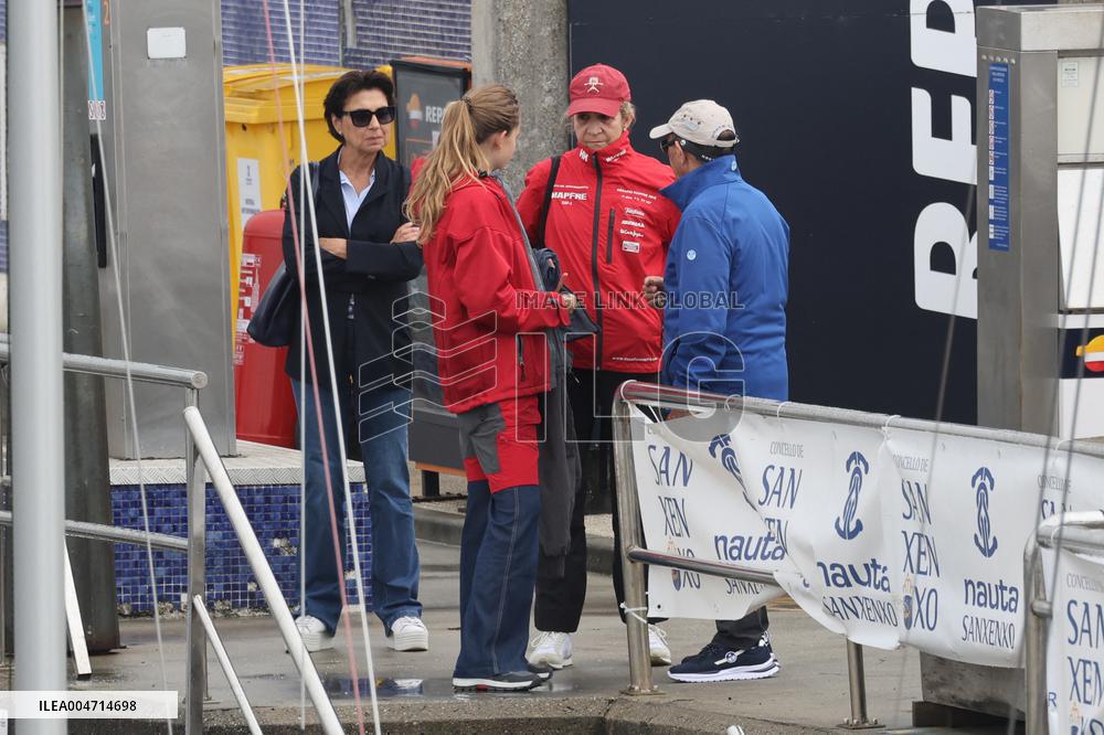 Don Juan Carlos Goes Sailing in Sanxenxo - Spain