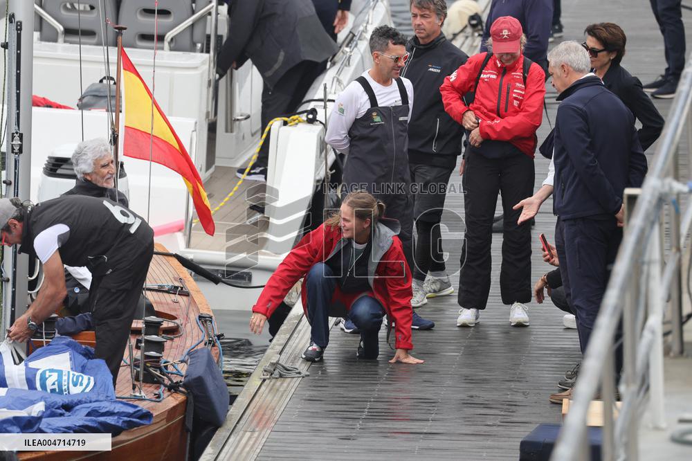 Don Juan Carlos Goes Sailing in Sanxenxo - Spain