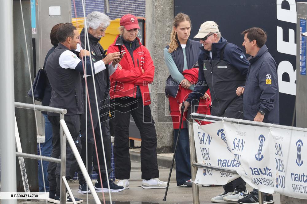 Don Juan Carlos Goes Sailing in Sanxenxo - Spain
