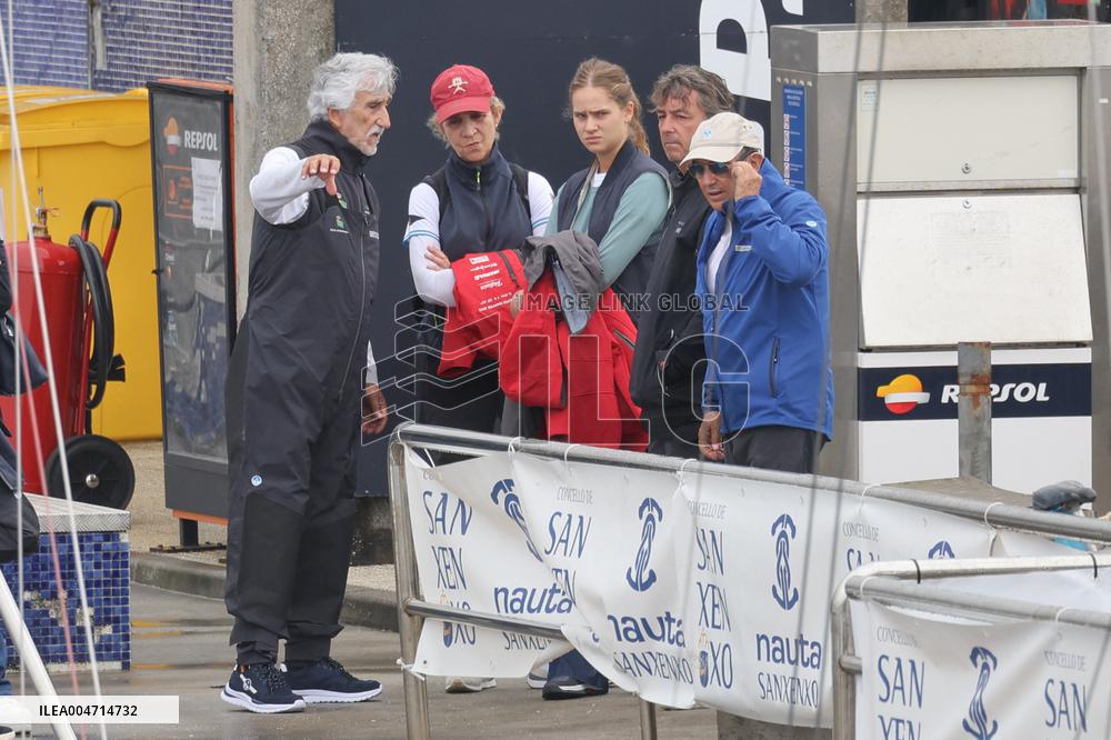 Don Juan Carlos Goes Sailing in Sanxenxo - Spain