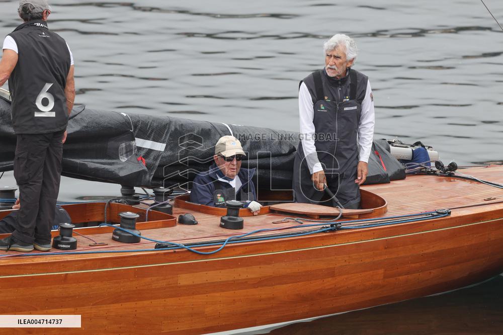 Don Juan Carlos Goes Sailing in Sanxenxo - Spain