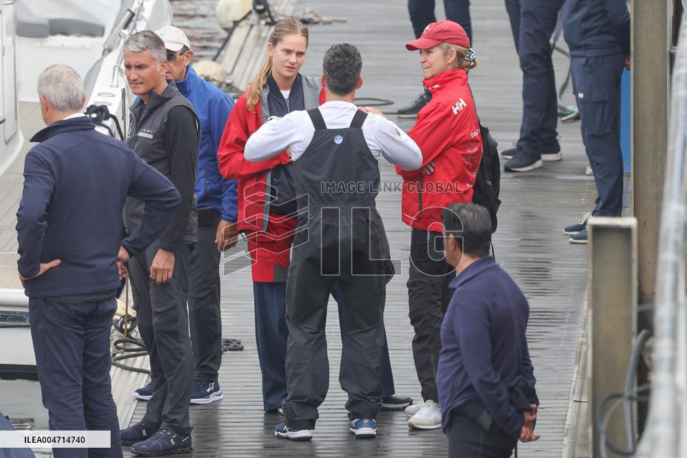 Don Juan Carlos Goes Sailing in Sanxenxo - Spain