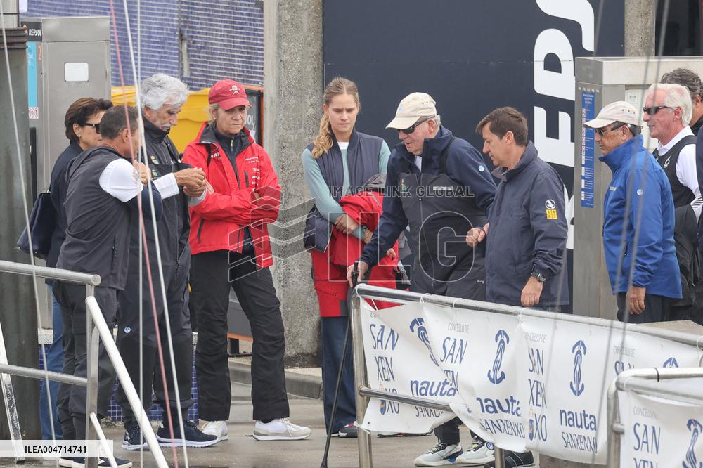 Don Juan Carlos Goes Sailing in Sanxenxo - Spain