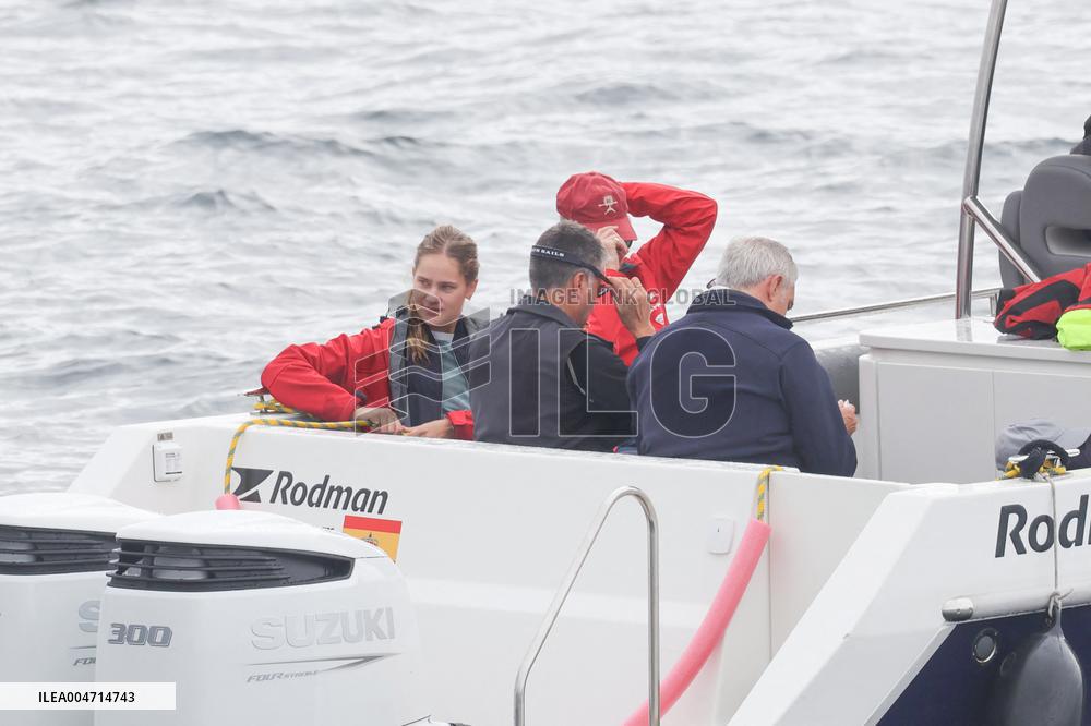 Don Juan Carlos Goes Sailing in Sanxenxo - Spain