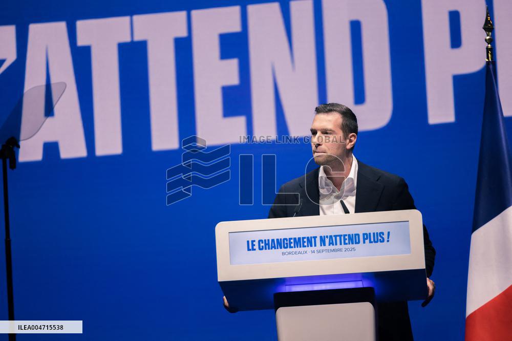 Rassemblement National meeting - Bordeaux