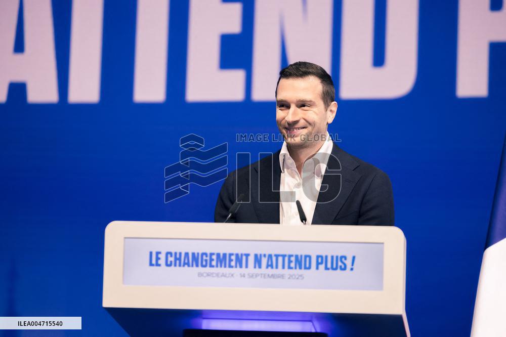Rassemblement National meeting - Bordeaux