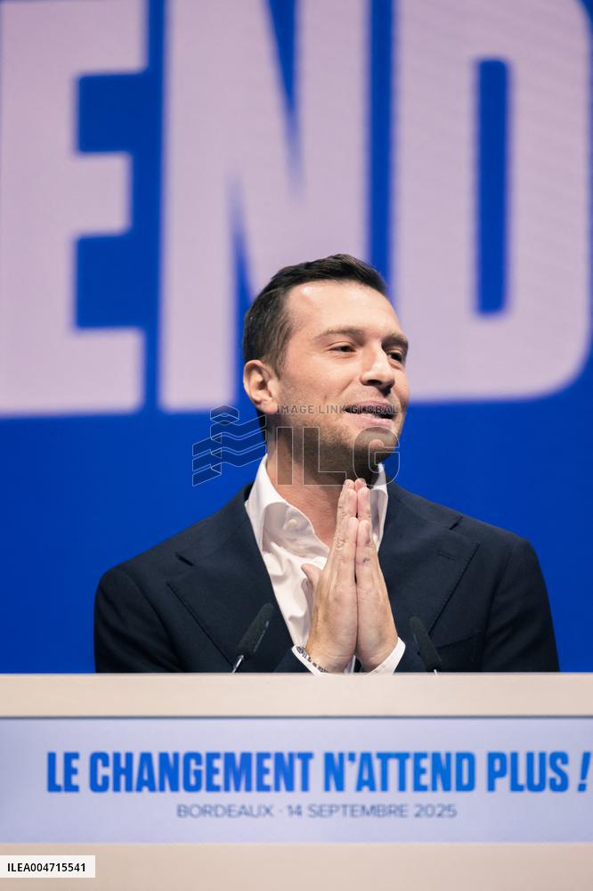 Rassemblement National meeting - Bordeaux