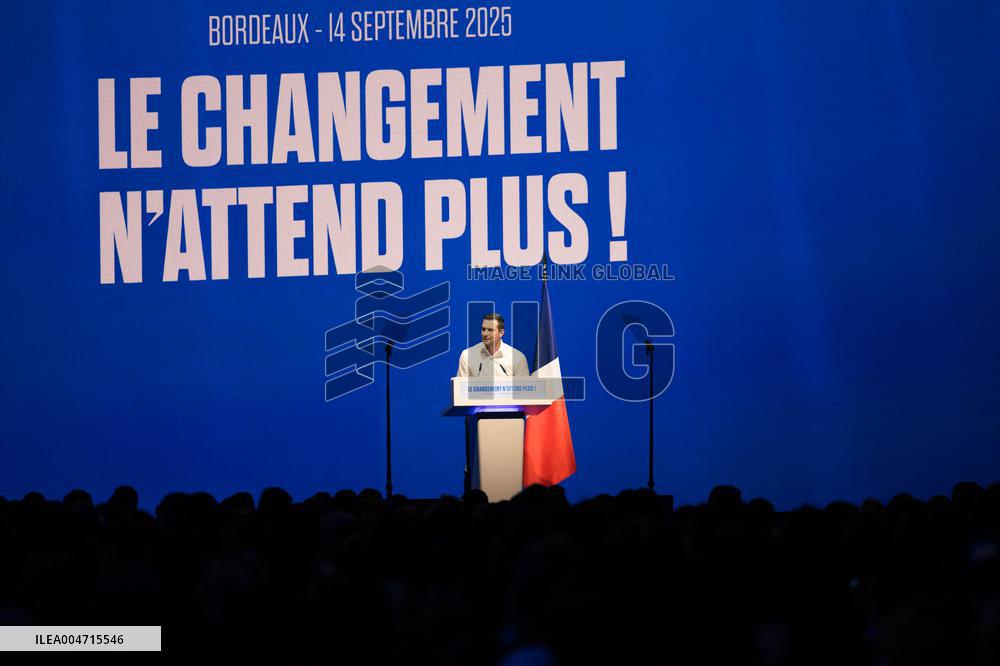 Rassemblement National meeting - Bordeaux