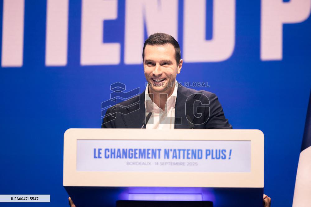 Rassemblement National meeting - Bordeaux