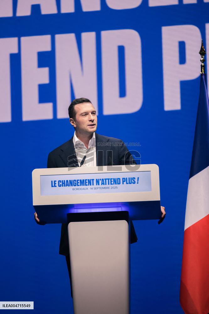 Rassemblement National meeting - Bordeaux