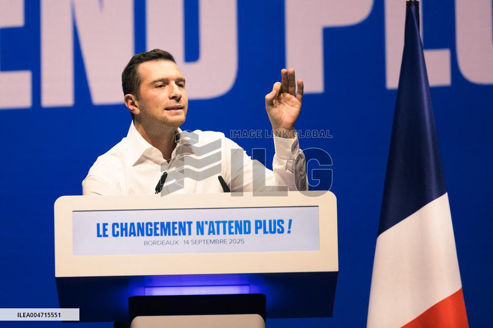 Rassemblement National meeting - Bordeaux