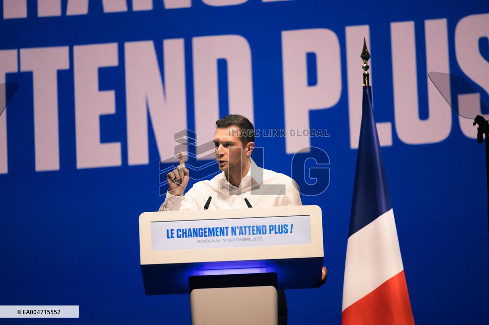 Rassemblement National meeting - Bordeaux