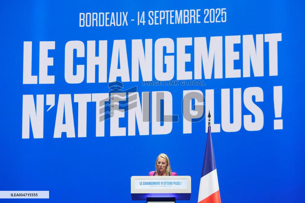 Rassemblement National meeting - Bordeaux