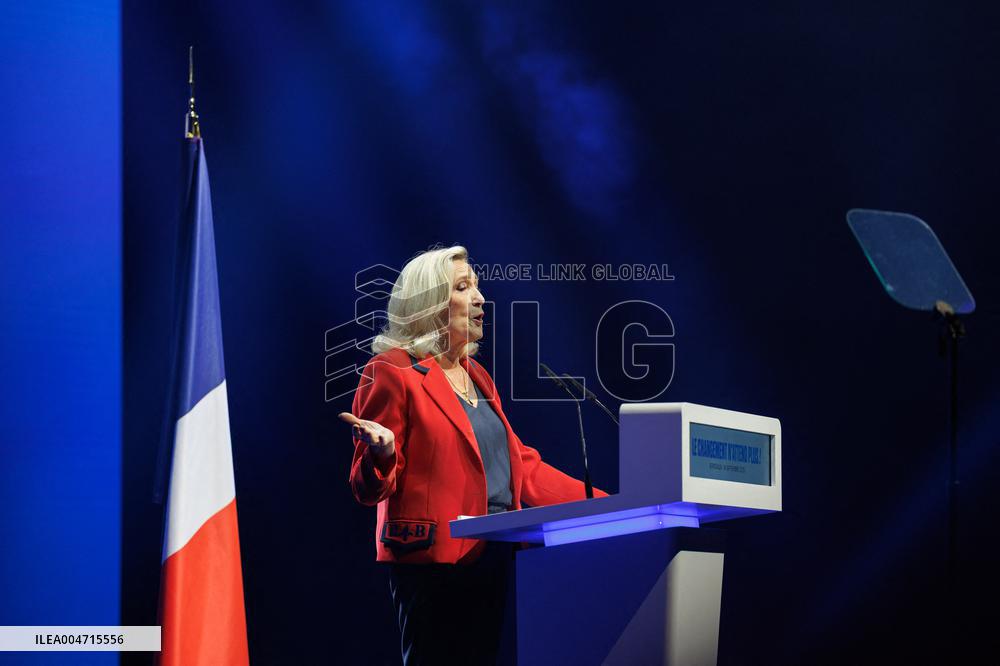 Rassemblement National meeting - Bordeaux